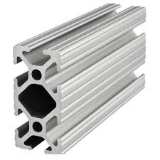 End profile of extruded aluminum